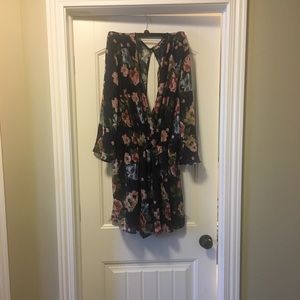 Charlotte Russe+ Floral Romper